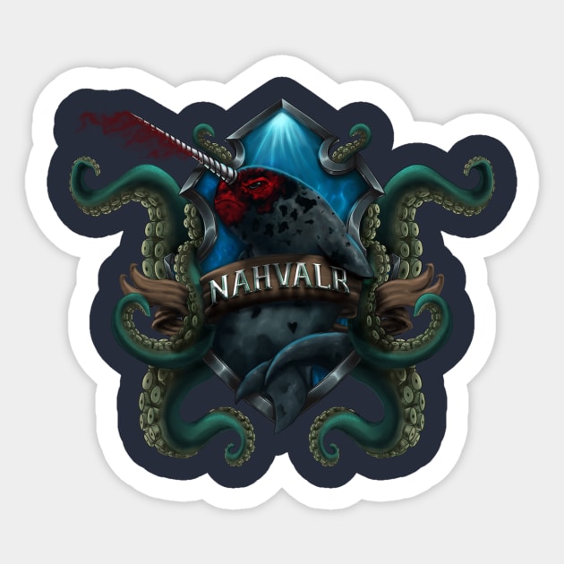 Nahvalr House Crest Sticker by Plundy